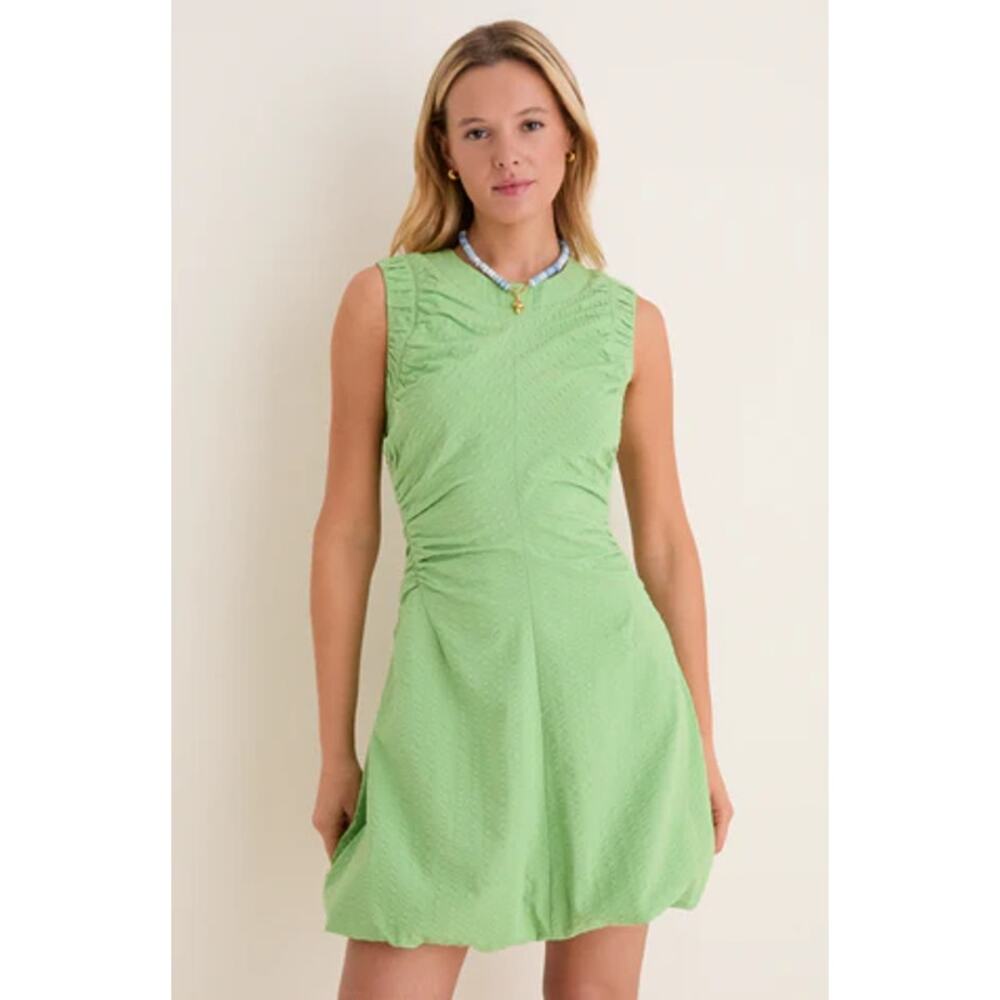 NWT Tuckernuck Alisa Sleeveless Seersucker Mini Dress Pistachio Green Women's 8 - Picture 1 of 6